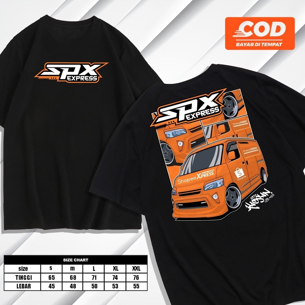 Kaos SPX Shopee Express - SPX Mobil
