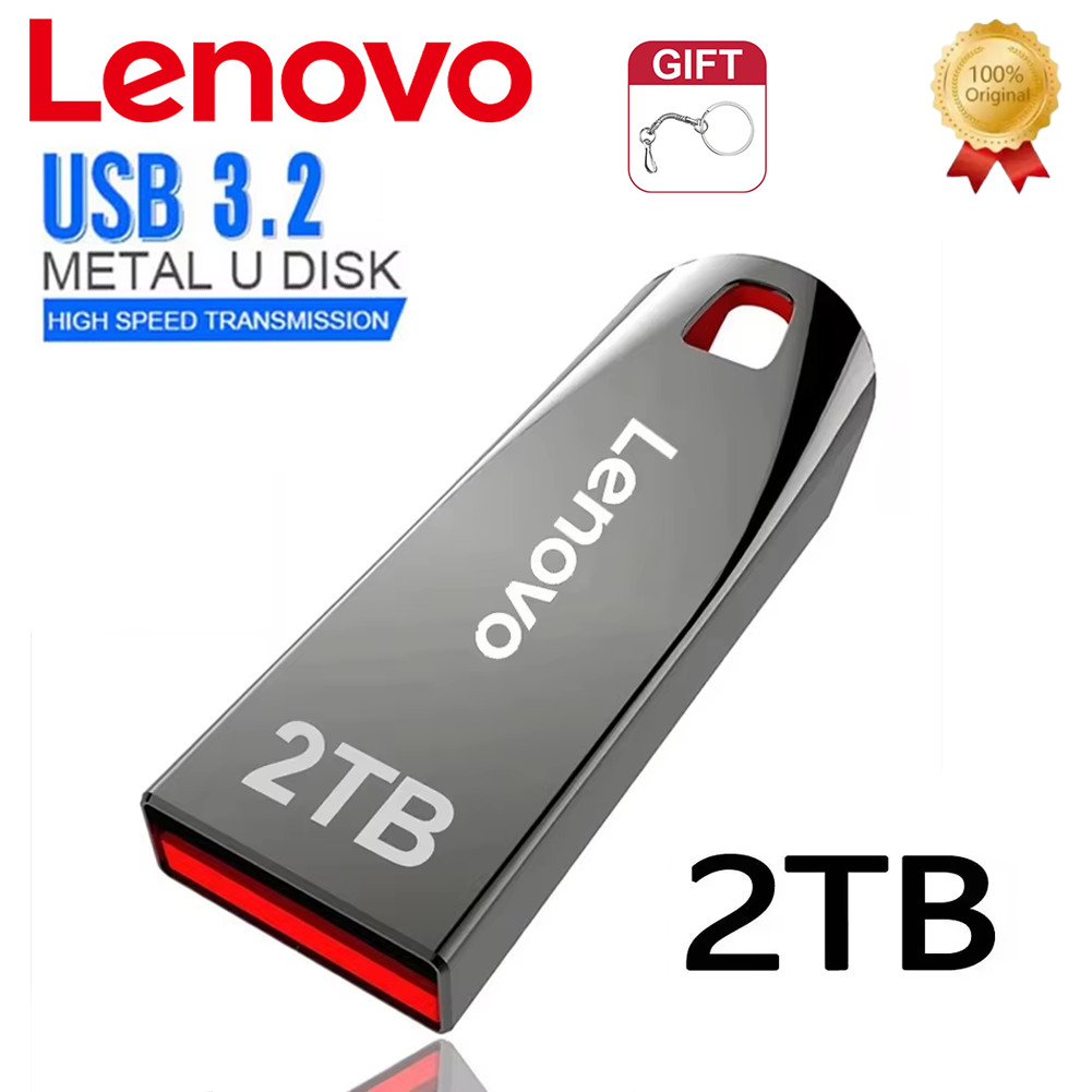 Lenovo 2TB High Speed 3.2 USB Flash Drive 1TB Pen Drive 512GB Usb Stick Pendrive 128GB Flash sk For 