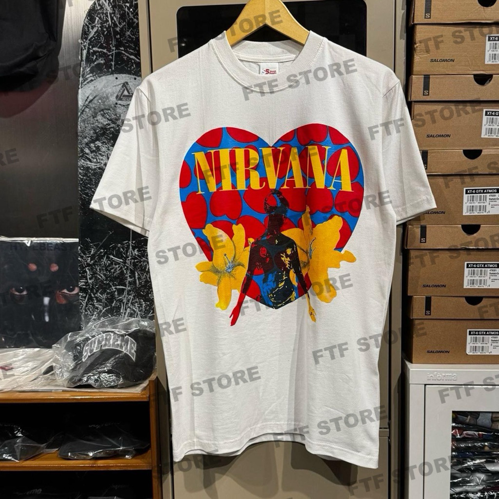 NIRVANA - HSB X UTERO TSHIRT WHITE kaos