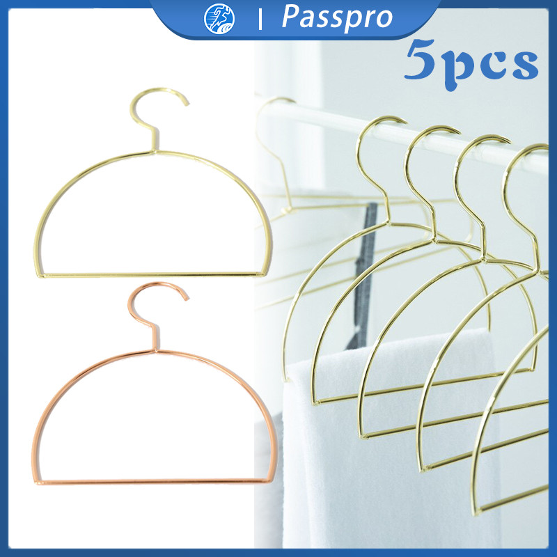 5pcs Hanger Pasmina Gold Hanger Kerudung Besi Gold Hanger Scarf Gantungan Kerudung Setengah Lingkara