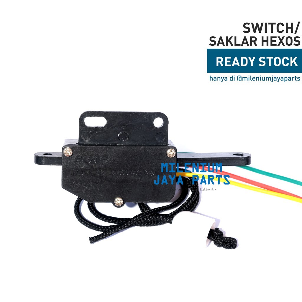 Saklar Tarikan Dinamo Kipas Hexos / Switch Exhaust Fan Maspion - Universal