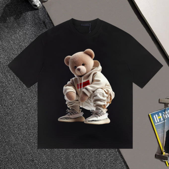 ISANNY LOGO TEDDY BEAR T-SHIRT UNISEX OVERSIZE