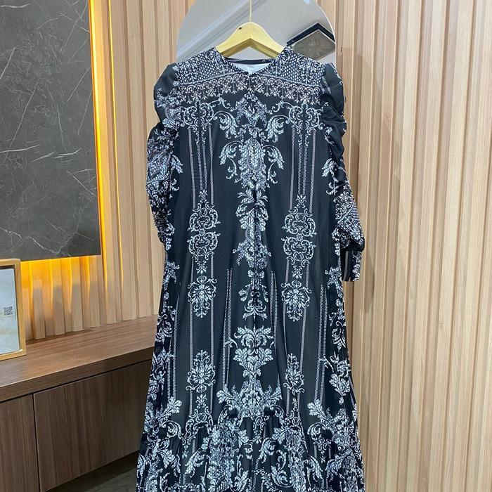 IED SERIES | MILA DRES | DRESS CERUTI  | DRESS LEBARAN - HITAM