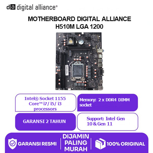 Motherboard Digital Alliance H510M Lga 1200