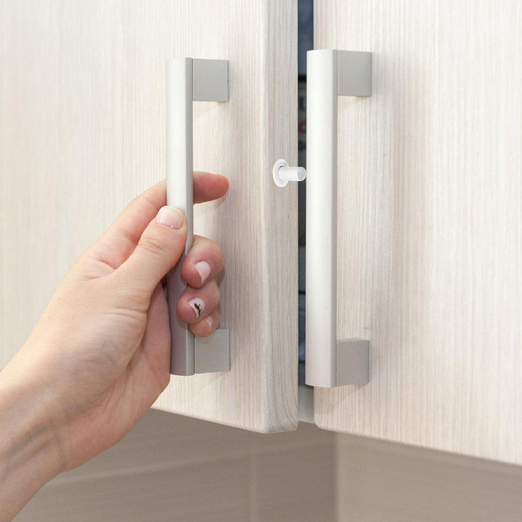 2Pcs Peredam Pintu Kabinet Penutup Lembut untuk Perabot Dapur dan Kamar Mandi - Peredam Suara Plasti