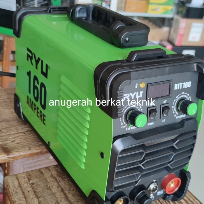 MESIN LAS RYU 2 FUNGSI STAINLESS DAN BESI 160 A ARGON TIG DAN MMA