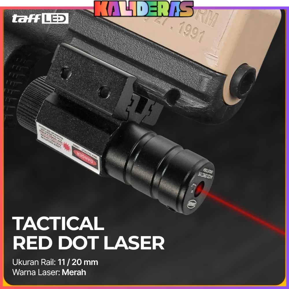 TAFFLED Tactical Red Dot Laser Gun Mount Airsoft Rifle 11/20mm - HJ11
