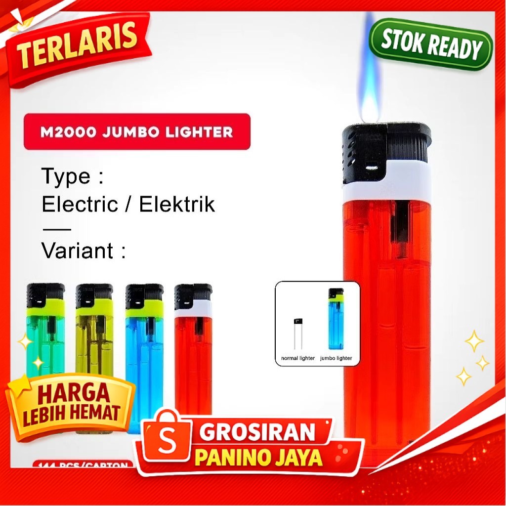 Korek Api Gas Bara Jumbo Ecer Random