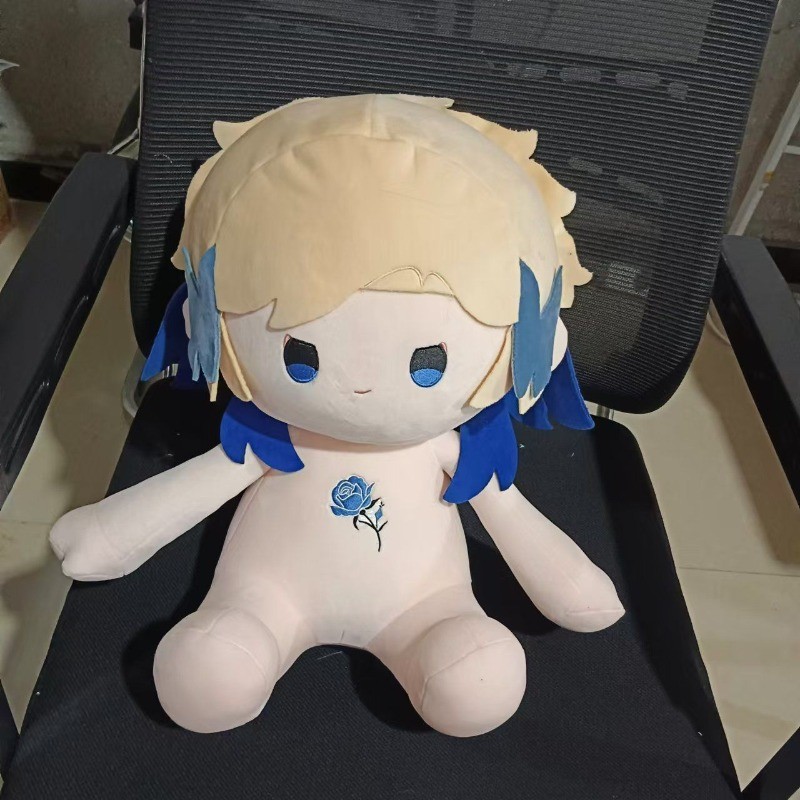 40CM BLUE LOCK Miael Kaiser Attribute Sitting Posture Plush Doll Cartoon Cotton Mascot Ornament Stuf