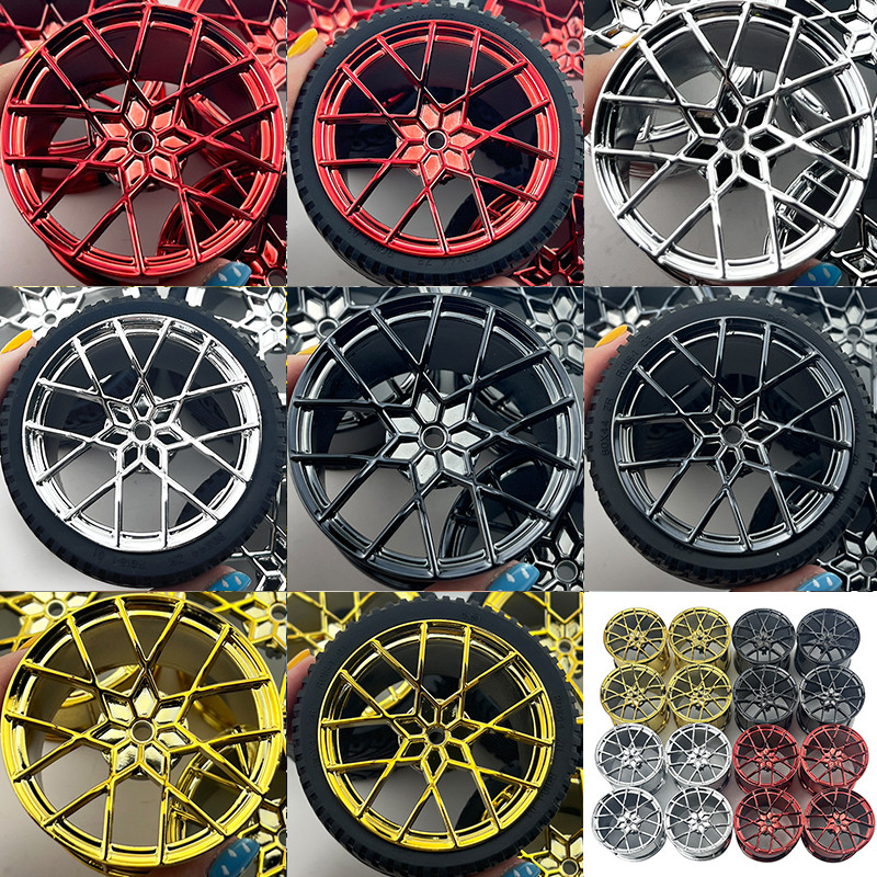 18 Y CADA Builng Block Brick Accessories Plating Hub Tyre Compatible LEGO GULY Vehicle Toy 42083 420