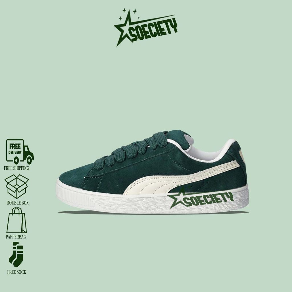 Sepatu Sneakers Puma Suede Xl Green BNIB Unisex