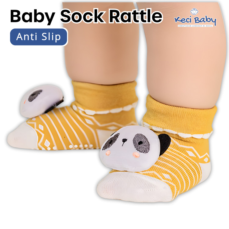 Kaos Kaki Bayi Anti Slip 0 - 9 Bulan Kaos Kaki Bayi Newborn Kaus Kaki Boneka Lucu 3D