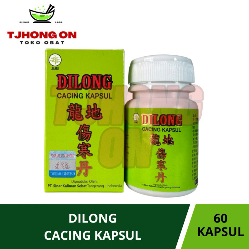 Dilong Cacing Kapsul - Untuk Demam, Tifus