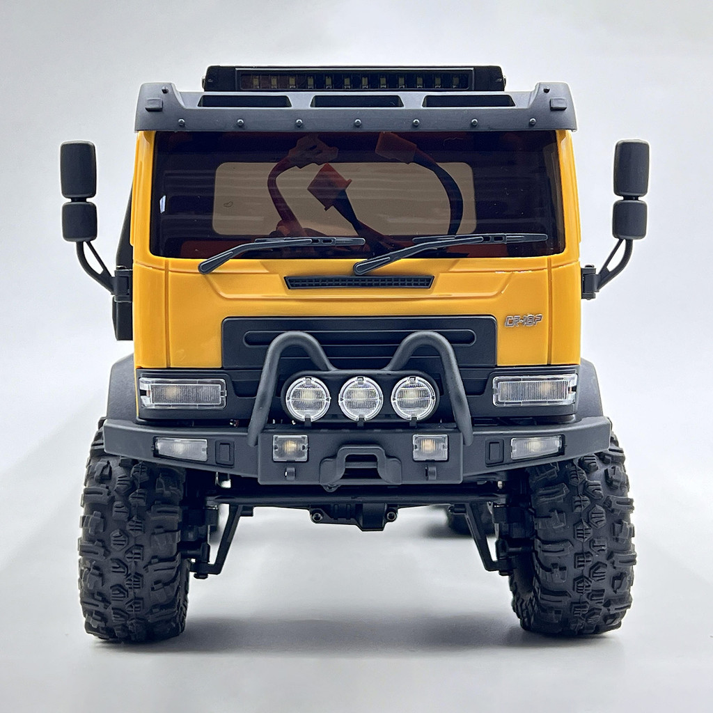 1/18 Hobby Plus Remote Control Off Road Car 6X6 RC Flatbed Truck 2Speed Gearbox Flysky ESC 280 Brush