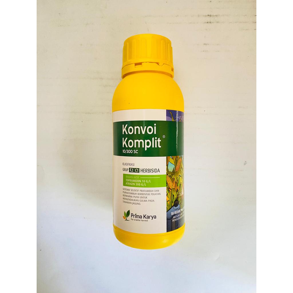 Herbisida selekif mengendalikan gulma jagung KONVOI KOMPLIT 10/300SC isi 500ml dari PRIMA KARYA