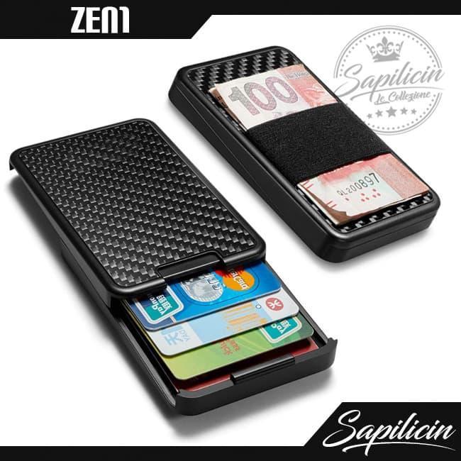 Zenlet Wallet Dompet Kartu Simple Card Case ZEN1 - Hitam