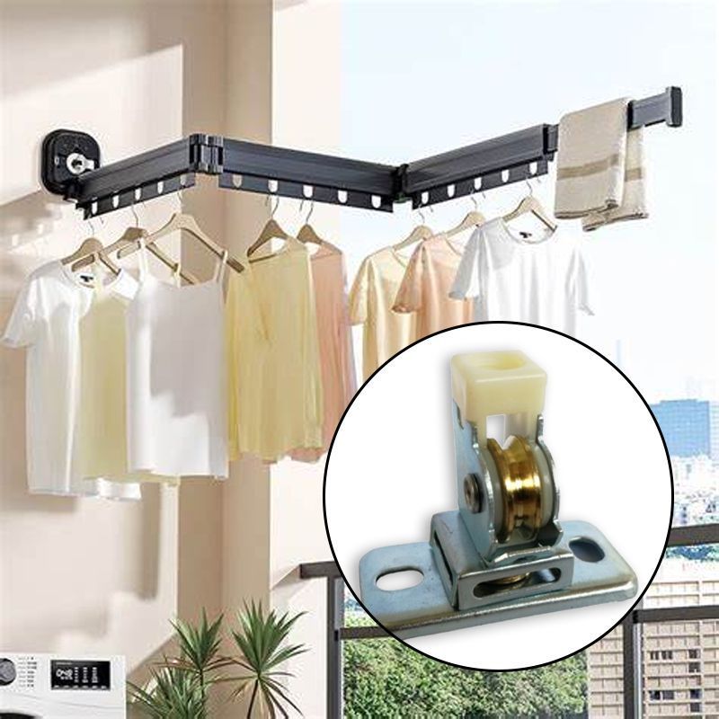 -IKIAELO- Katrol Kecil Katrol Kuningan Mini Pulley katrol bendera Katrol Single Double Pulley Ganda