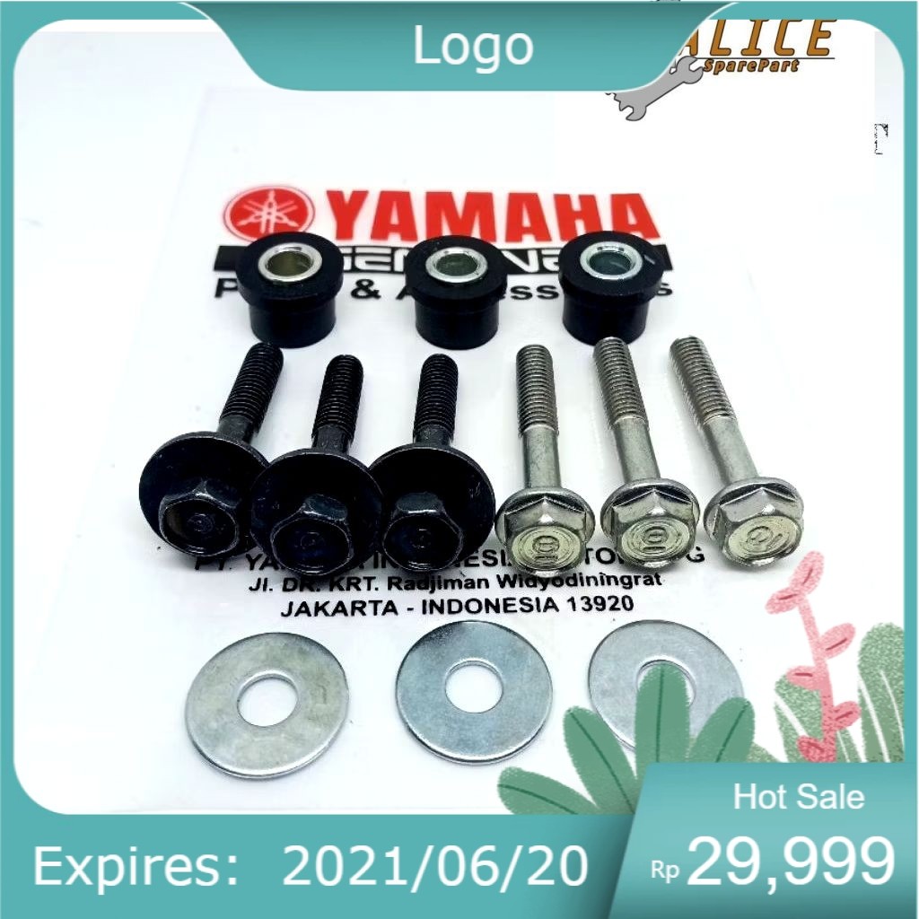 COD 1SET KARET BOSH DAN KEDUDUKAN BOX FILTER UDARA MIO M3 FREEGO X RAID MIO SMILE DLL UNIVERSAL ORIG