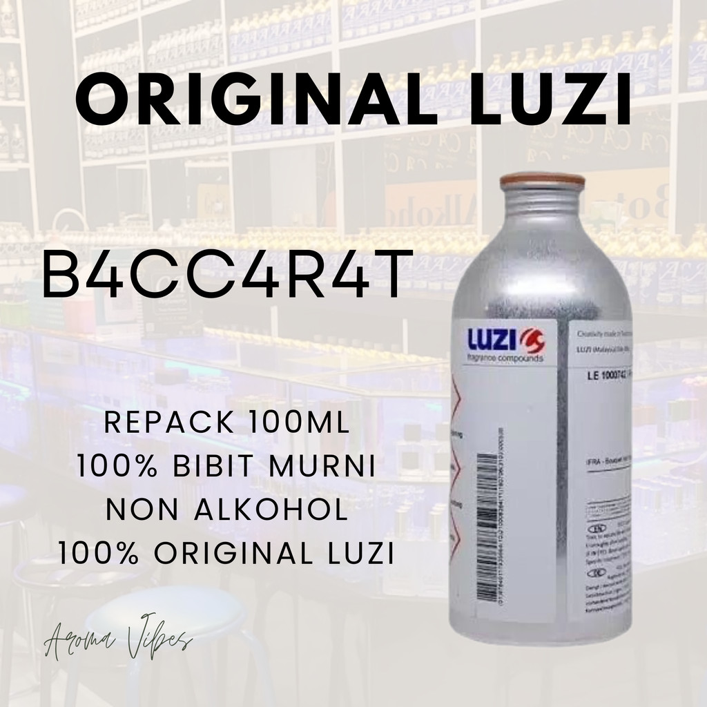 Bibit Parfum B4CC4R4T Non Alkohol 100ml by Luzi