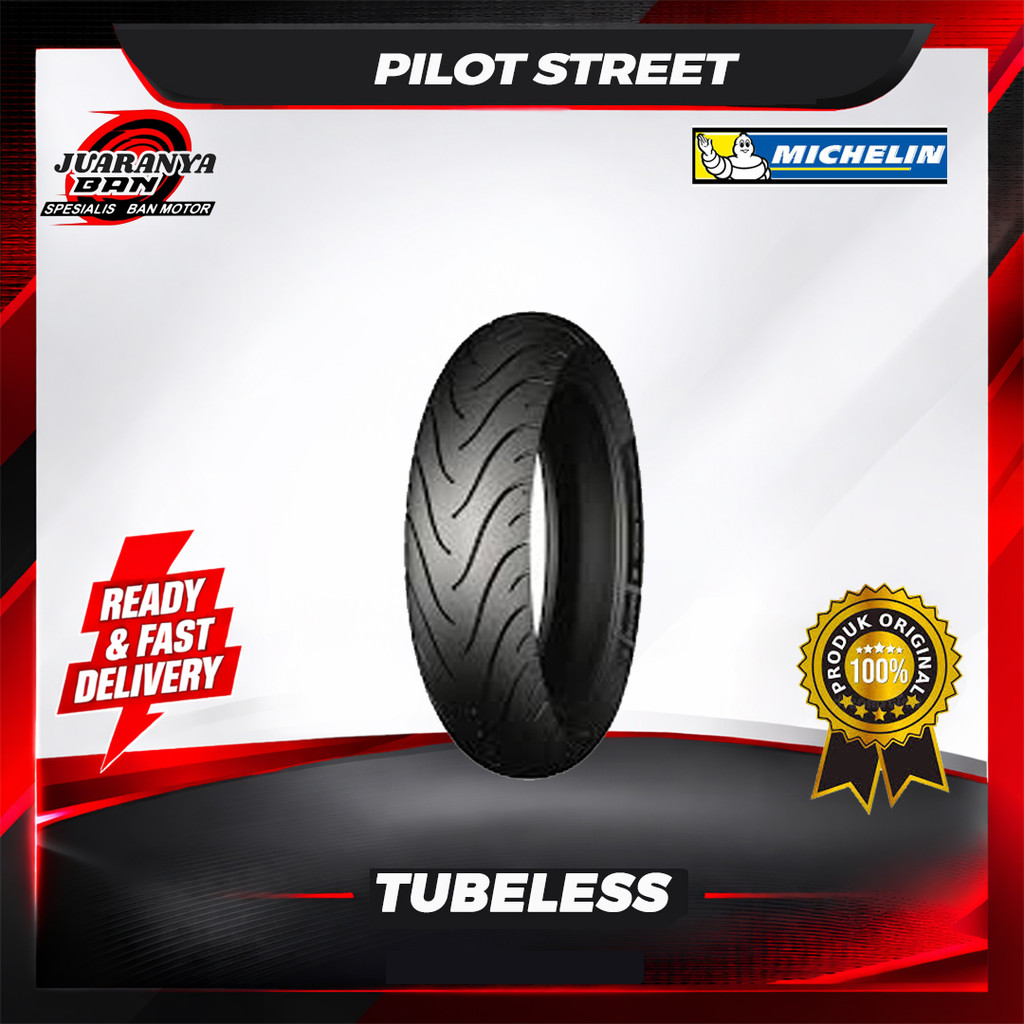 Ban motor bebek Michelin Pilot Street 70 90 17 Tubeless