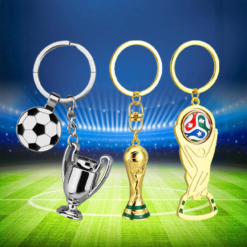 Gantungan Kunci Mini Trofi UCL Ballon D'or – Piala Dunia La Liga Copa del Rey Liga Jerman