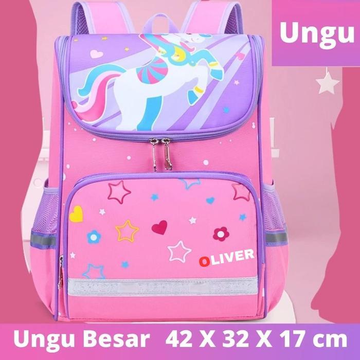 BK132 - TAS SEKOLAH TAS RANSEL ANAK PEREMPUAN TAS SEKOLAH ANAK PEREMPUAN TAS SEKOLAH WANITA TAS SEKO