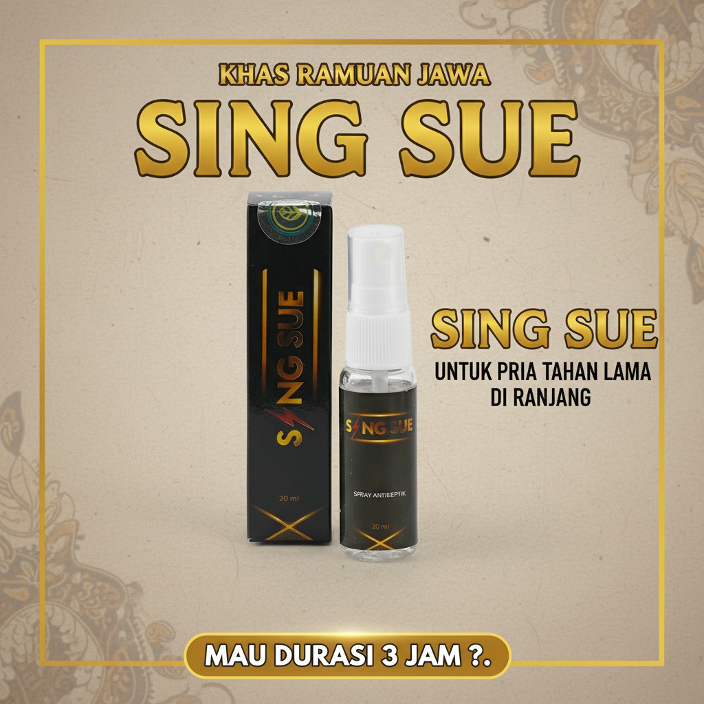 Sing Sue Pria Dewasa Spray Obat Kuat Semprot Tahan Lama