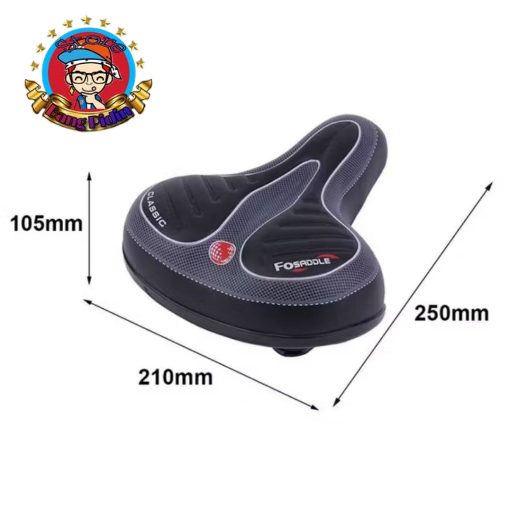 Jok Sepeda Jumbo Sadel BMX Lipat MTB Saddel Tebal Empuk sepeda Dewasa