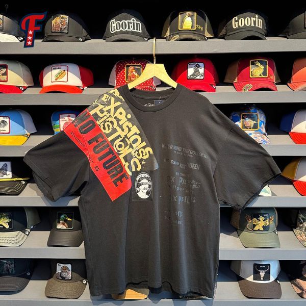 Kaos Mastermind World x Sex Pistols Black Collab Queen Tee Original