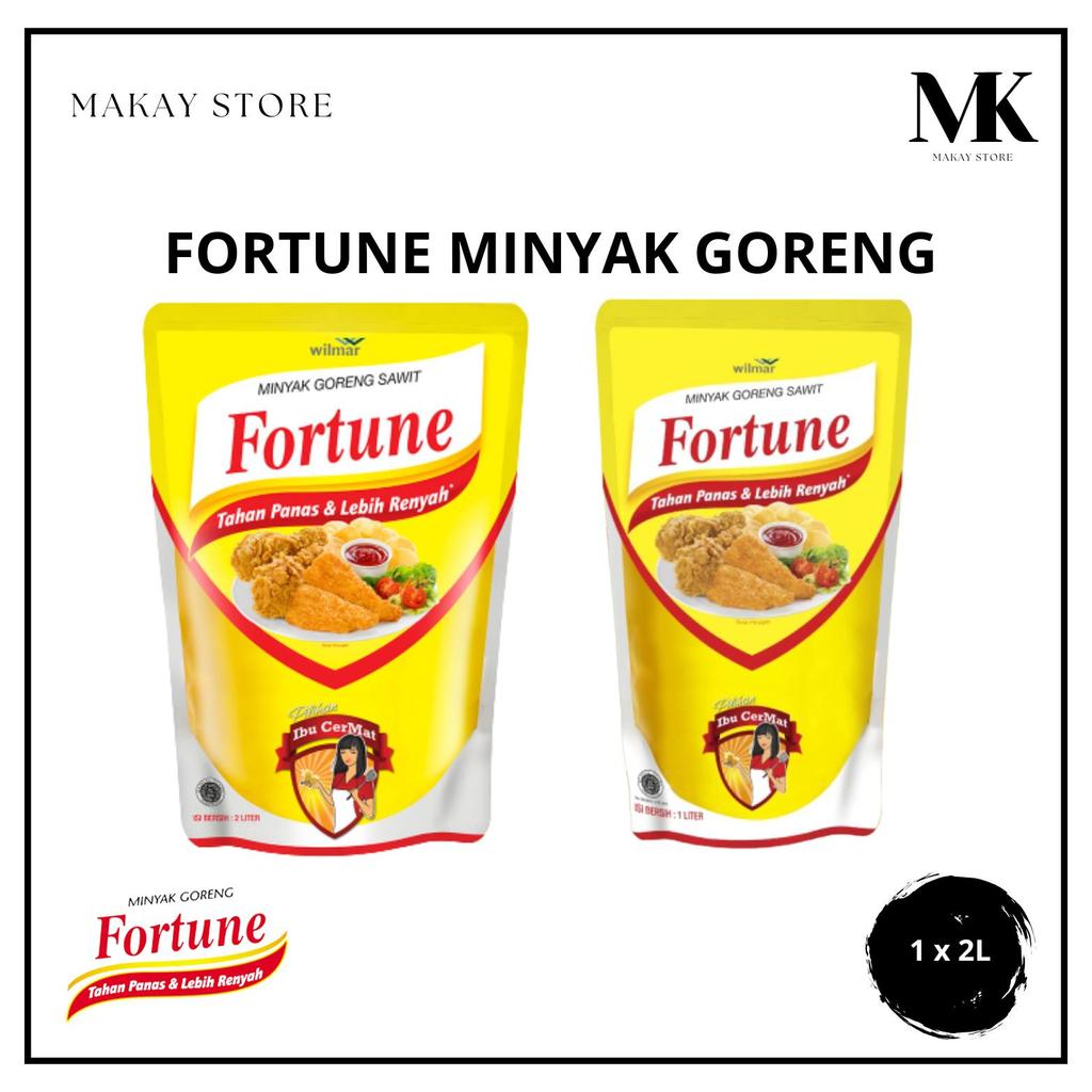 FORTUNE MINYAK GORENG 1 LITER 1 DUS 2 LITER 1 DUS