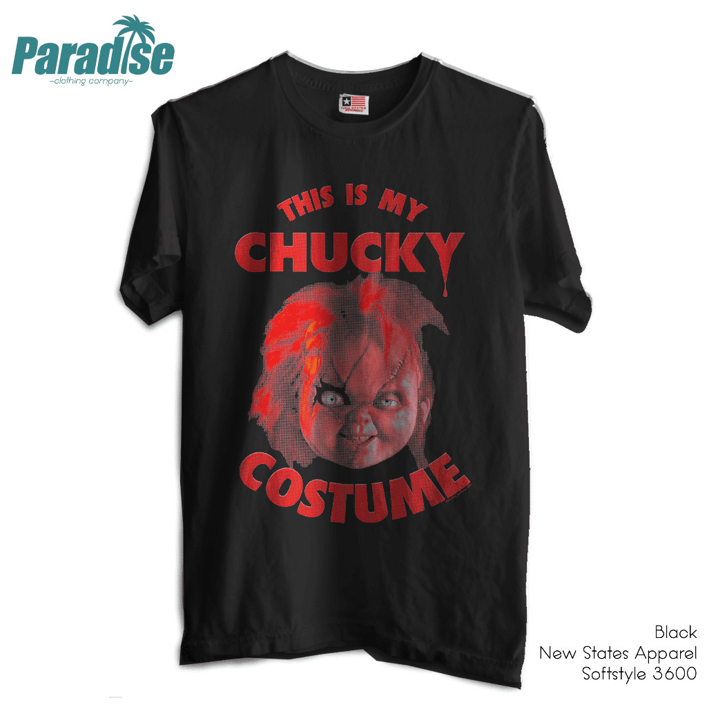 (COD) PARADISE Baju Kaos Film - Chucky Costume