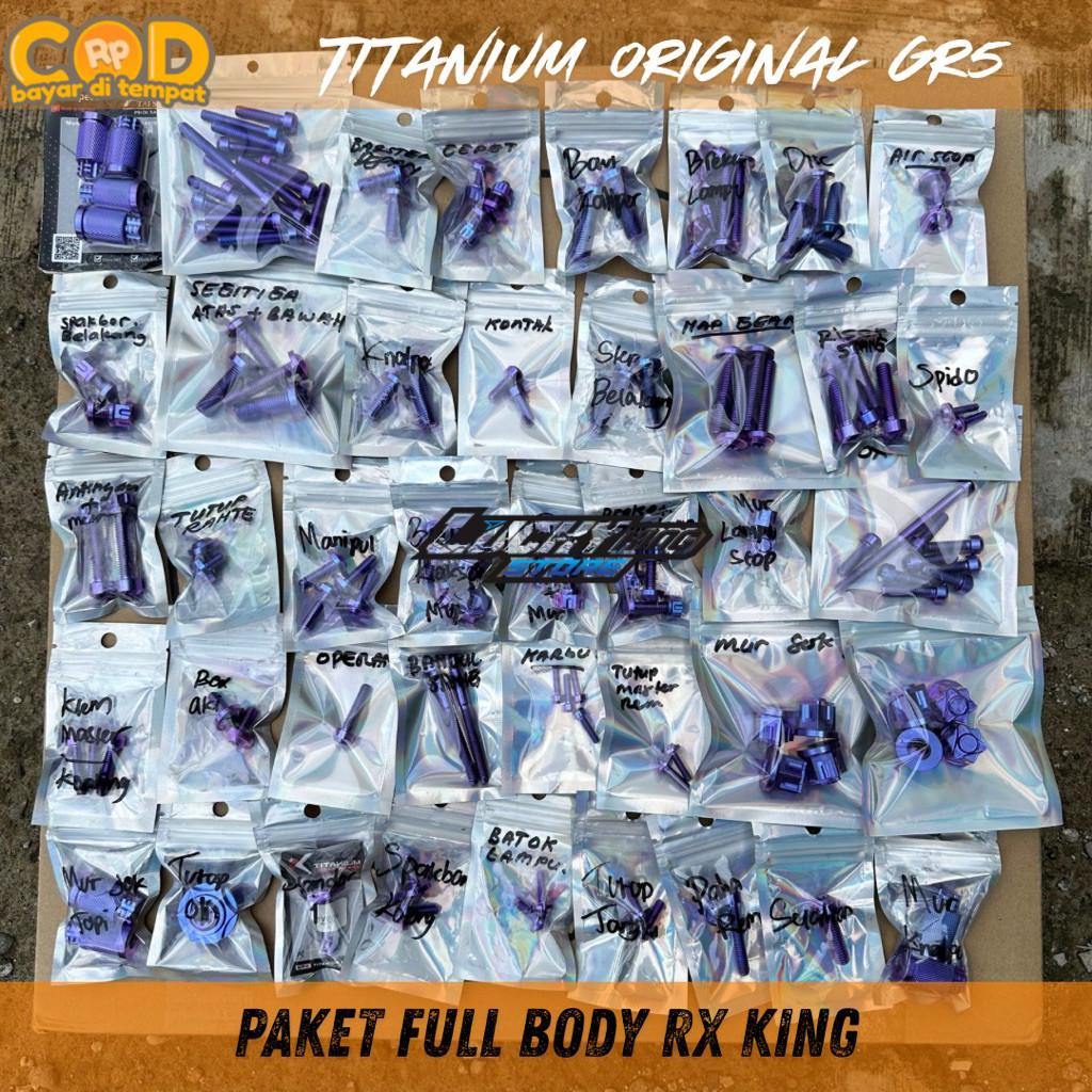 Baut Full Body RX King Titanium Gr 5 Original
