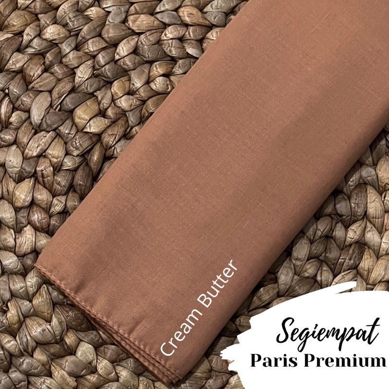 hijab segiempat paris premium/hijab segiempat paris premium warna cream better/hijab segiempat paris