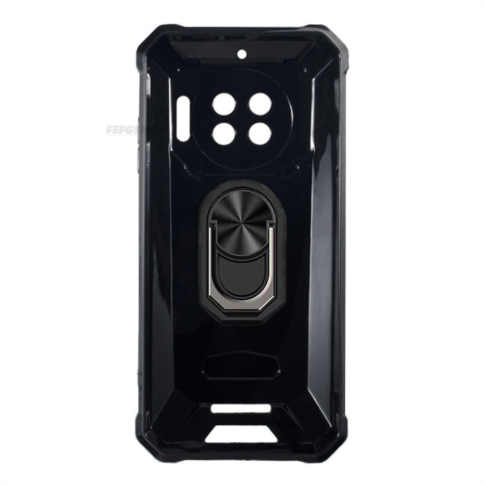 For Oukitel WP19 Pro 6.8" 2022 Back Finger Ring Soft TPU Silicone Case On OukitelWP19 WP19 Pro WP 19