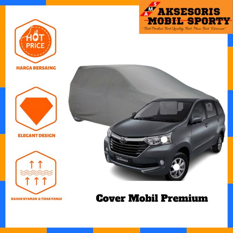 TERLARIS Cover Sarung Mobil Penutup Selimut Mobil Avanza Innova Xenia Calya Sigra Krisbow Mobilio  B
