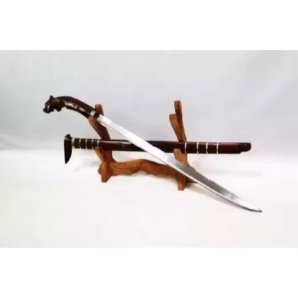 Golok Sembelih Gagang Macan / Golok Barlen Simpai / Pisau Gagang Macan