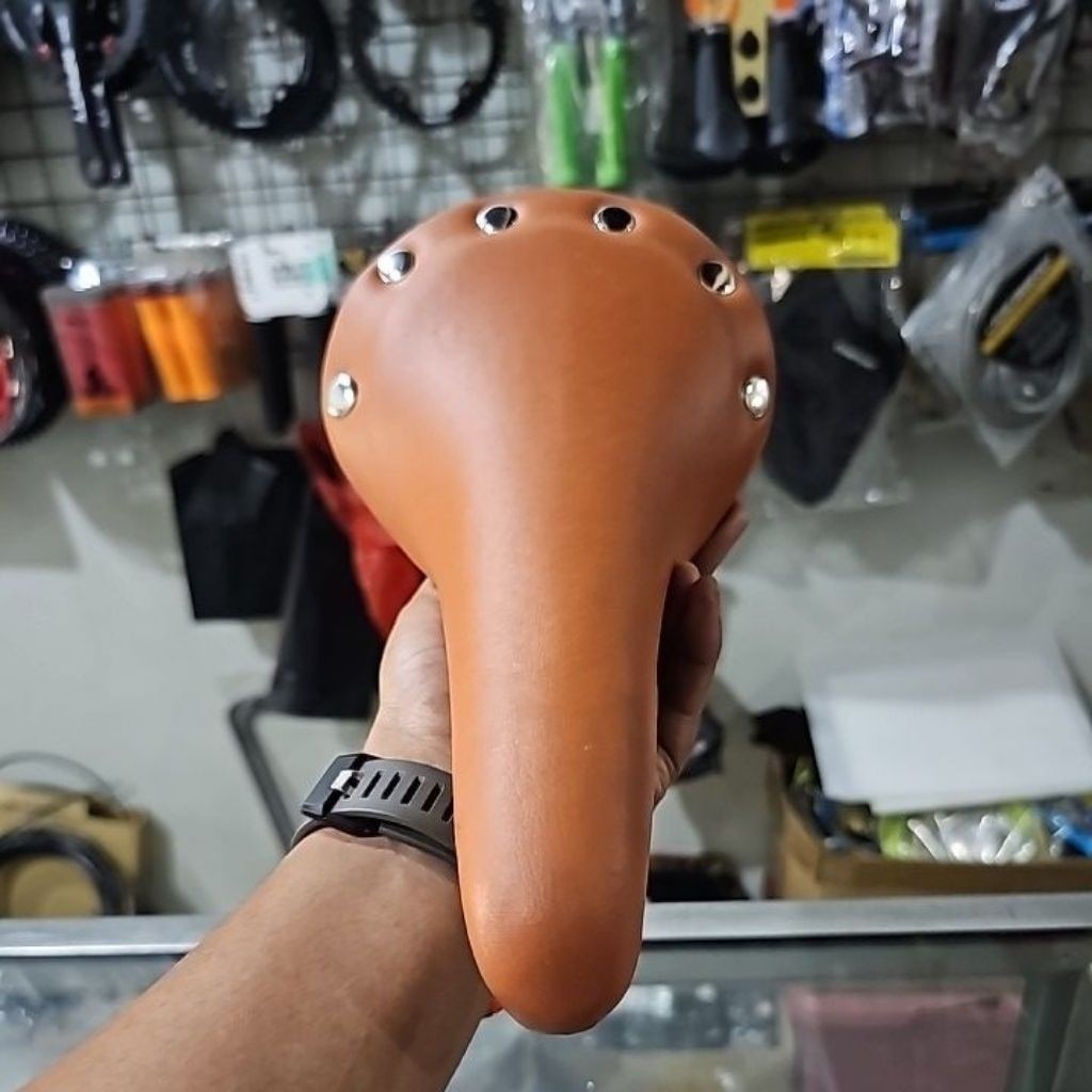 READY READY Sadel Sepeda Coklat Klasik Sadel Vintage Sadel MTB Federal Empuk