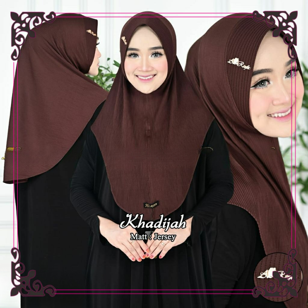 Jual Jilbab Isi 5pc KERUDUNG BERGO INSTAN By ArRizfa Glosir_Muslimah
