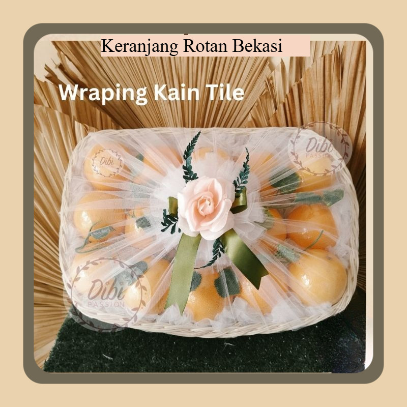 Parcel Buah Premium Box Rotan | Kotak Rotan Elegan Untuk Hampers & Hantaran