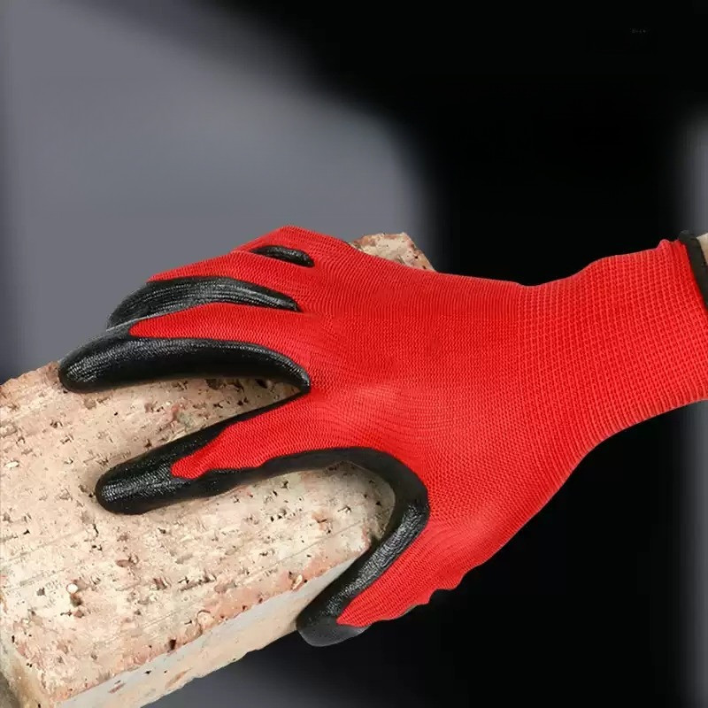 12pcs Sarung Tangan Kerja Cuci Piring Kaos Tangan Latex Safety Karet Tebal Kebun Anti Duri Sawit Pro