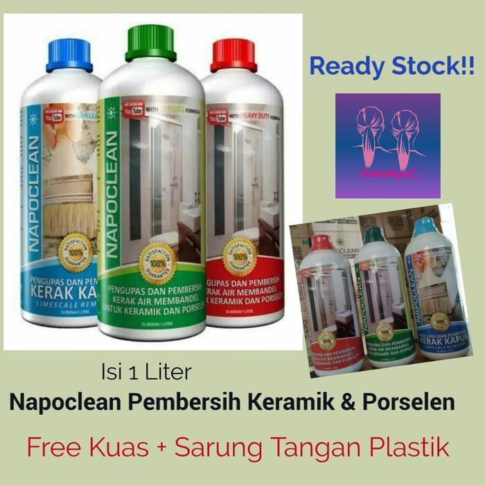 NAPOCLEAN MERAH (HEAVY DUTY) 1 LITER - Biru