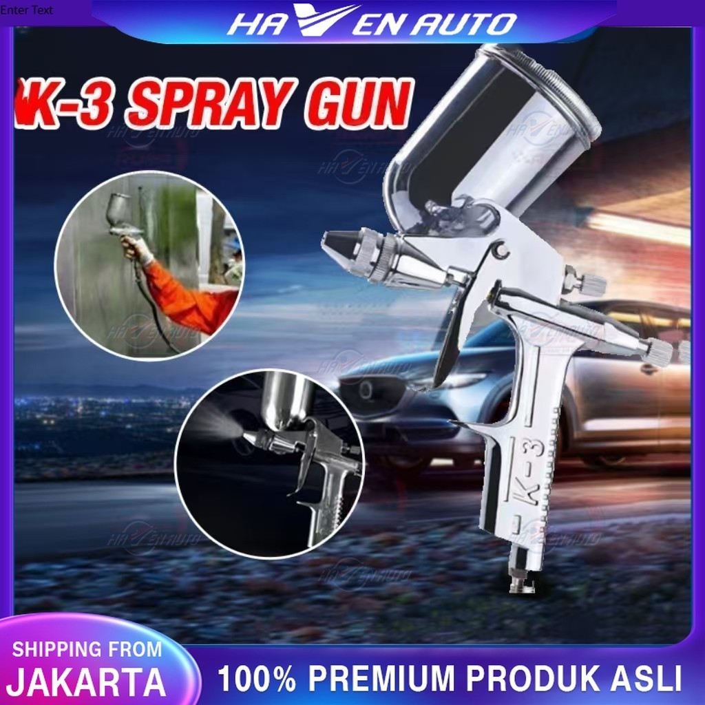 [COD]Spray Gun Auarita Gravity K3 Nozzle 0.5mm Semprotan Cat Airbrush