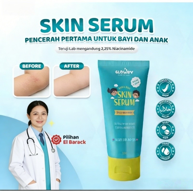 Skin Serum Anak dan Baby Lotion/Memutihkan Pencerah Kulit Bayi dan Anak bekas gatal Penghilang bekas