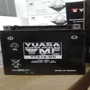 Aki Accu Yuasa YTX16BS YTX16-BS favorit