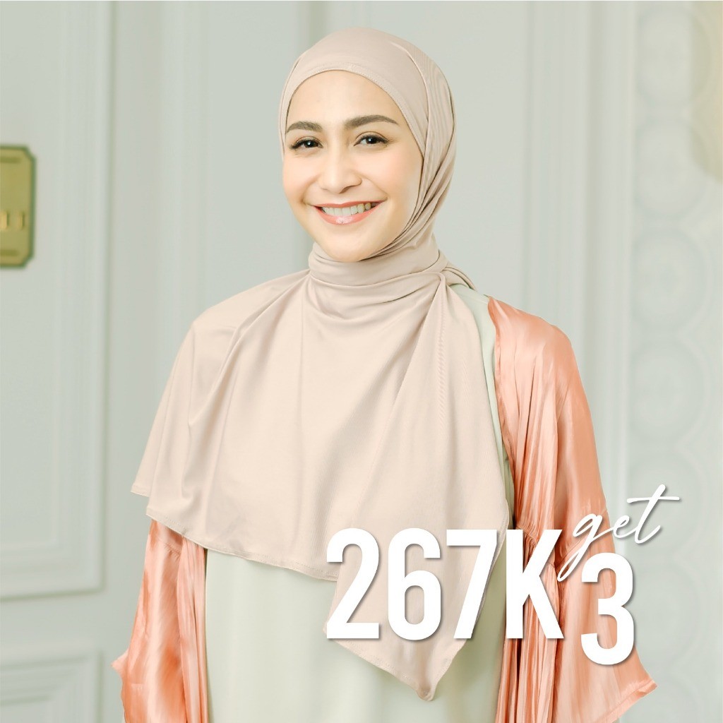Lozy Hijab - Rayna Instan Jersey 267K Get 3  (Hijab Instan Jersey)
