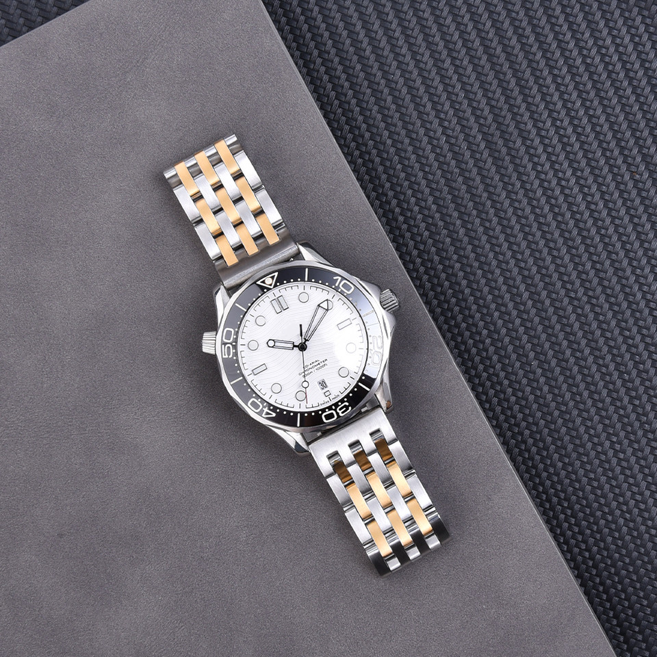 Silver/Black/Gold/Rose Gold Newest Metal Strap Unique Colors Stainless Steel Watch Strap 20mm 22mm Q