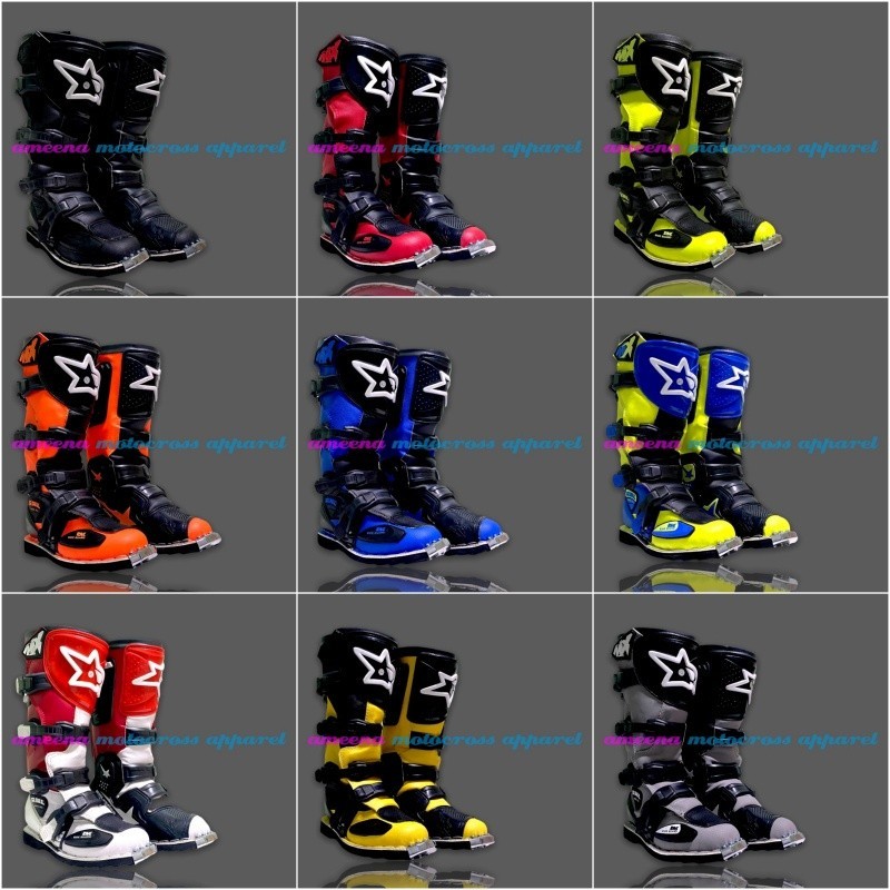 Sepatu RNL Racing - Sepatu Trail RNL - Sepatu Motocross RNL - Sepatu Trabas RNL Gesper 4 - Sepatu RN