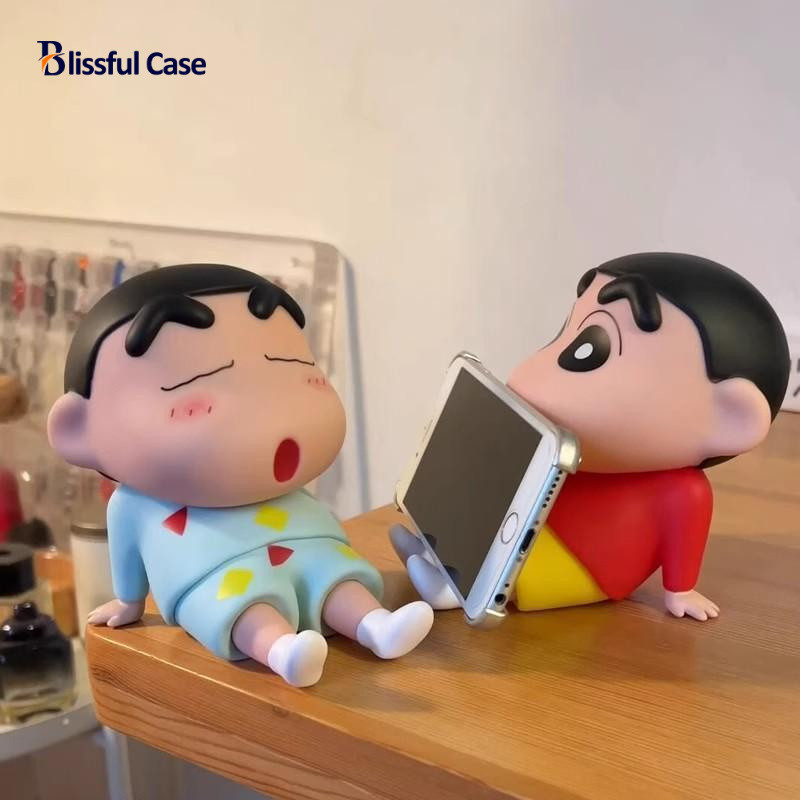Blissful Case Stand Holder HP Karakter Lucu Phone Holder HP Dekorasi Meja Kartun Tablet Ipad Holder