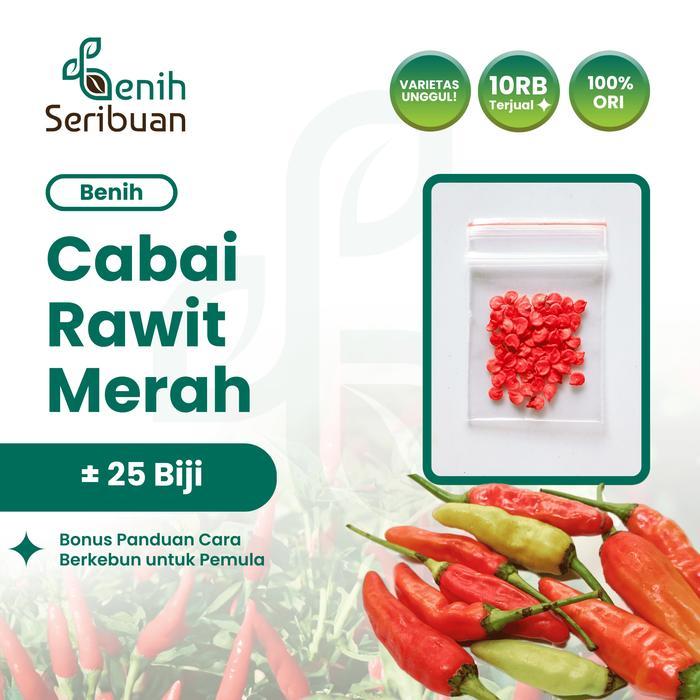 35 Benih Cabai Rawit Merah F1 Cabe Setan - Benih Sayuran Seribuan - RAWIT MERAH