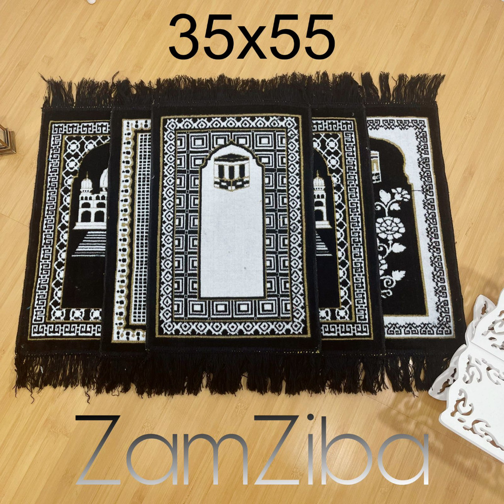 TERLARIS Sajadah Kecil sajadah muka Sujud Khusus Hitam Ukuran 35x55 cm